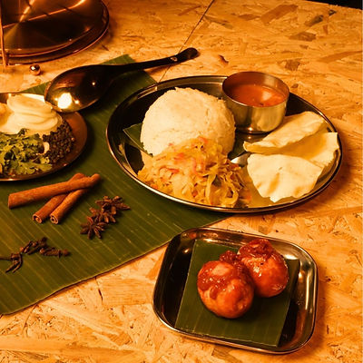 Egg Sambal Meal Set